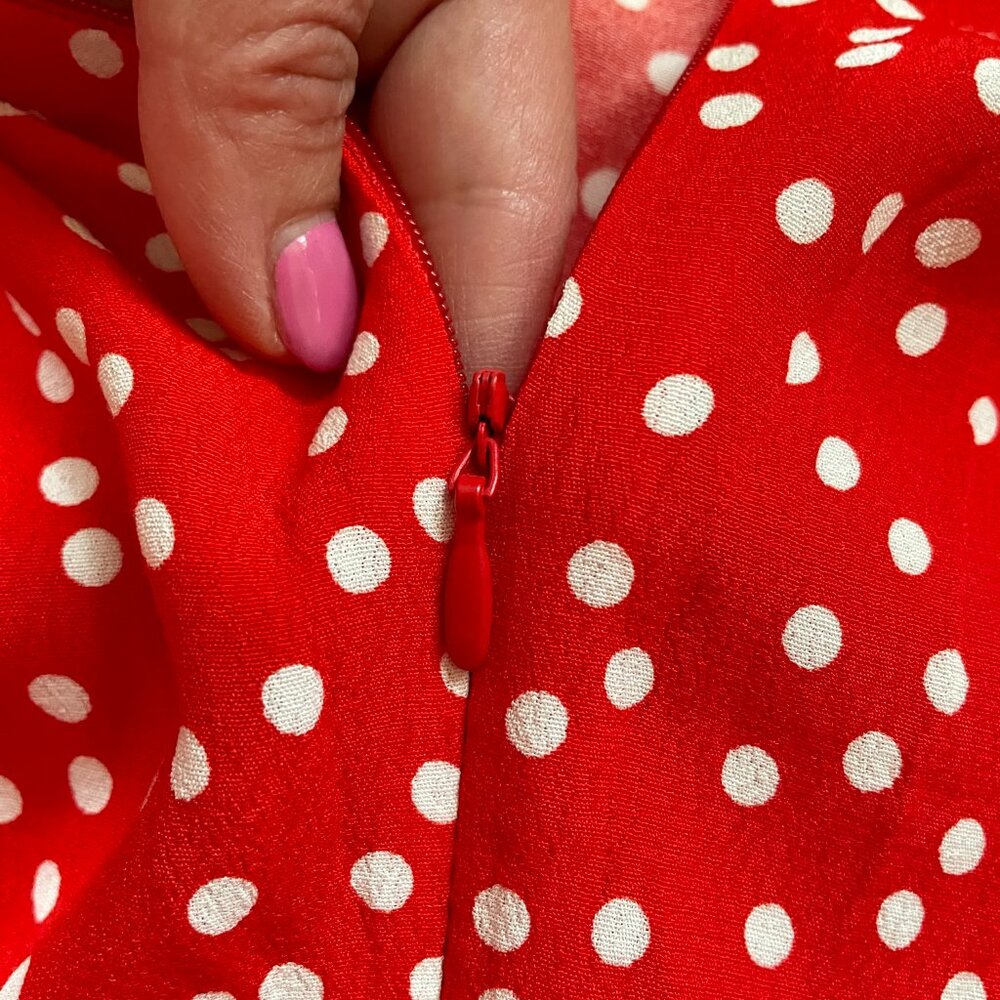 Emily Daniels Red polka dot dress - Picture 11 of 12